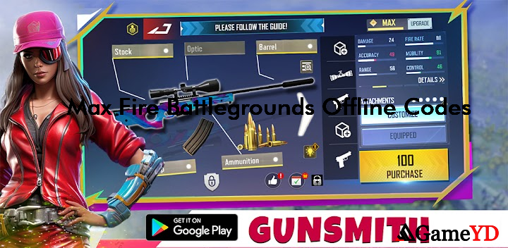 Max Fire Battlegrounds Offline Promo Codes 2025 (By Brave Jackals)