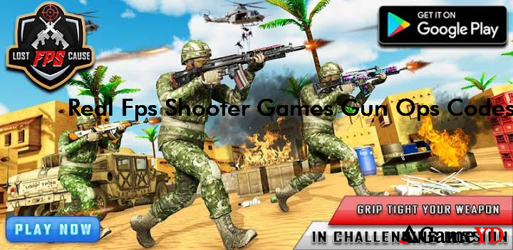 Real Fps Shooter Games Gun Ops Redeem Codes 2025 (By Nerdo Studio)